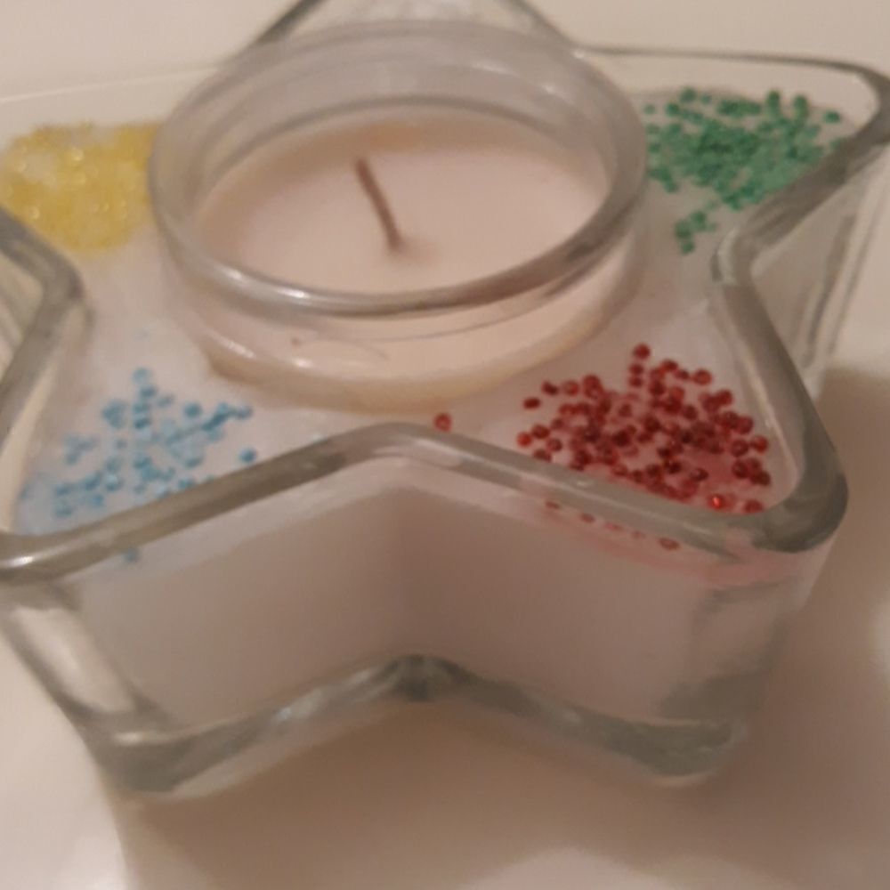 Libbey Star Candle - Picture 4 of 7